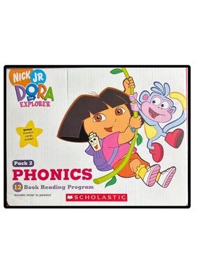 Scholastic Nick Jr. Dora the Explorer Phonics BOXED SET Pack 2